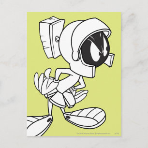 MARVIN DE MARTIAN™ die weg kijkt Briefkaart