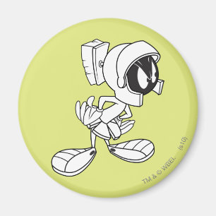 MARVIN DE MARTIAN™ die weg kijkt Magneet
