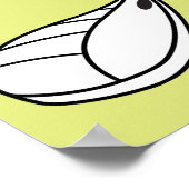 MARVIN DE MARTIAN™ die weg kijkt Poster (Hoek)