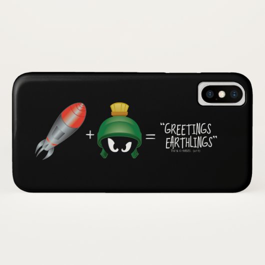 MARVIN DE MARTIAN™ Emoji-vergelijking Case-Mate iPhone Case (Achterkant (horizontaal))