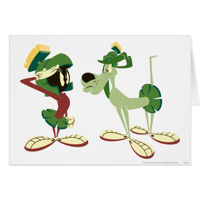 MARVIN DE MARTIAN™ EN K-9 (Voorkant Horizontaal)