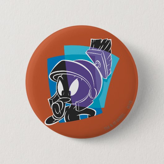 MARVIN DE MARTIAN™ Expressive 20 Ronde Button 5,7 Cm (Voorkant)
