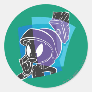 MARVIN DE MARTIAN™ Expressive 20 Ronde Sticker