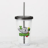 MARVIN DE MARTIAN™ I Laser Mensen Acryl Drinkbeker (Voorkant)