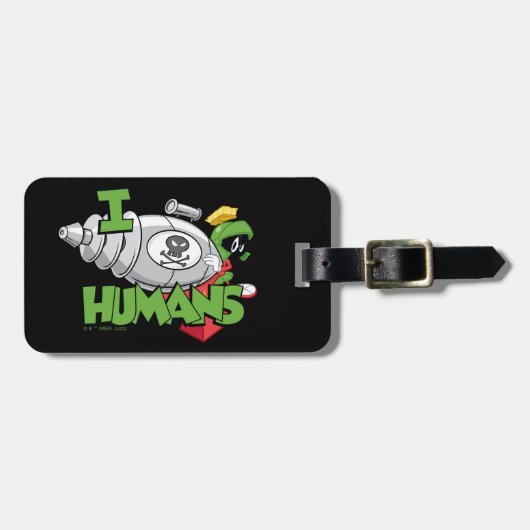 MARVIN DE MARTIAN™ I Laser Mensen Bagagelabel (Voorkant horizontaal)