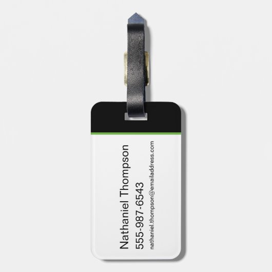 MARVIN DE MARTIAN™ I Laser Mensen Bagagelabel (Achterkant verticaal)