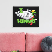 MARVIN DE MARTIAN™ I Laser Mensen Canvas Afdruk (Insitu (Woonkamer))