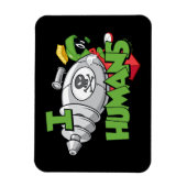 MARVIN DE MARTIAN™ I Laser Mensen Magneet (Verticaal)