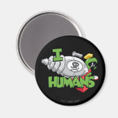 MARVIN DE MARTIAN™ I Laser Mensen Magneet (Voorkant / Achterkant)