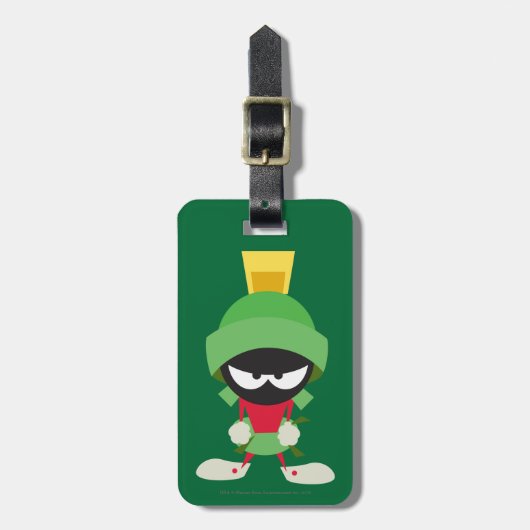 MARVIN DE MARTIAN™ klaar om aan te vallen Bagagelabel (Voorkant verticaal)
