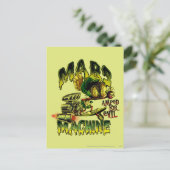 MARVIN DE MARTIAN™ Mars machine Briefkaart (Staand voorkant)