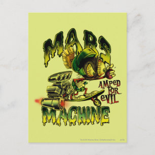 MARVIN DE MARTIAN™ Mars machine Briefkaart