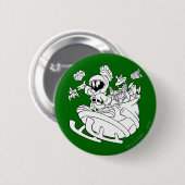 MARVIN DE MARTIAN™ MET speelgoed Ronde Button 5,7 Cm (Voorkant /achterkant)