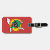 MARVIN DE MARTIAN™ naar boven gericht Bagagelabel (Voorkant horizontaal)