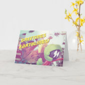 MARVIN DE MARTIAN™ ON Vacature Kaart (Gele Bloem)