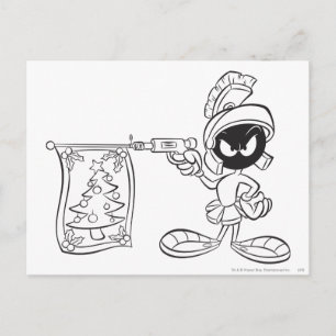 MARVIN DE MARTIAN™-Pistool VOOR kerstboomPop Feestdagenkaart