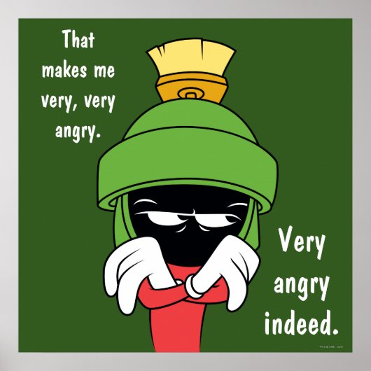 MARVIN DE MARTIAN™ Pout Poster (Voorkant)