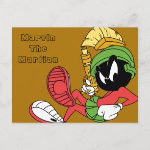 MARVIN DE MARTIAN™-RAND MET Laser Briefkaart