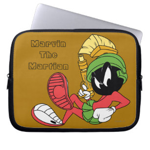 MARVIN DE MARTIAN™-RAND MET Laser Laptop Sleeve