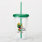 MARVIN DE MARTIAN™ Ready MET Laser Acryl Drinkbeker (Voorkant)