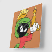 MARVIN DE MARTIAN™ Ready MET Laser Vierkante Klok (Hoek)