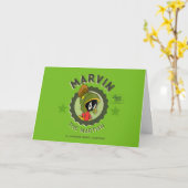 MARVIN DE MARTIAN™ Retro Lobby Kaart (Gele Bloem)