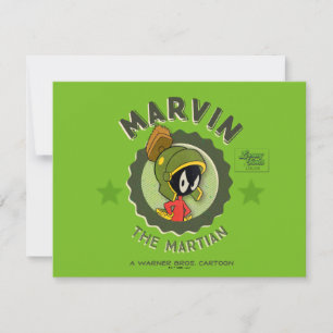 MARVIN DE MARTIAN™ Retro Lobbykaart Notitiekaartje