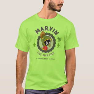 MARVIN DE MARTIAN™ Retro Lobbykaart T-shirt