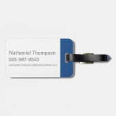 MARVIN DE MARTIAN™ Riding Rocket Bagagelabel (Achterkant horizontaal)