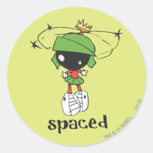 MARVIN DE MARTIAN™-RUIMTE RONDE STICKER