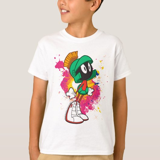 MARVIN DE MARTIAN™ staande op hakken T-shirt (Voorkant)