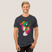 MARVIN DE MARTIAN™ staande op hakken Tri-Blend Shirt (Voorkant volledig)