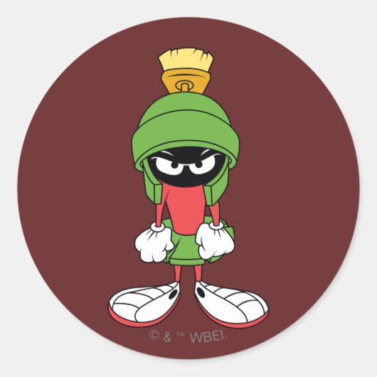 MARVIN DE MARTIAN™-upgrade Ronde Sticker (Voorkant)