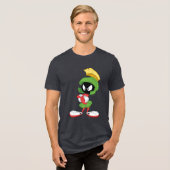 MARVIN DE MARTIAN™ | Wapengewassen Tri-Blend Shirt (Voorkant volledig)