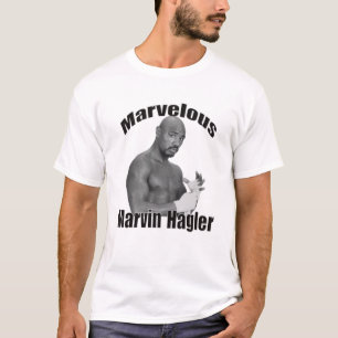 marvin hagler bokst geweldig t-shirt