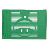 MARVIN HET MARTIAN™ Gestreept pictogram Kussensloop (Achterkant)