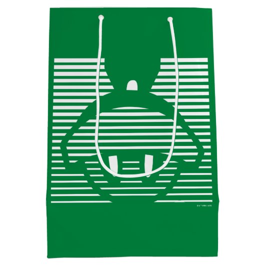 MARVIN HET MARTIAN™ Gestreept pictogram Medium Cadeauzakje (Achterkant)