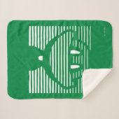 MARVIN HET MARTIAN™ Gestreept pictogram Sherpa Deken (Voorkant (horizontaal))