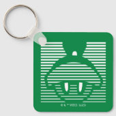MARVIN HET MARTIAN™ Gestreept pictogram Sleutelhanger (Voorkant)