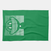 MARVIN HET MARTIAN™ Gestreept pictogram Theedoek (Horizontaal)