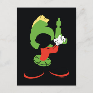 MARVIN HET MARTIAN™ silhouet met raygun Briefkaart