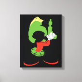 MARVIN HET MARTIAN™ silhouet met raygun Canvas Afdruk (Voorkant)