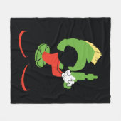 MARVIN HET MARTIAN™ silhouet met raygun Fleece Deken (Voorkant (Horizontaal))