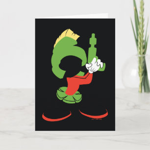 MARVIN HET MARTIAN™ silhouet met raygun Kaart