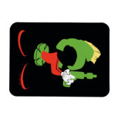 MARVIN HET MARTIAN™ silhouet met raygun Magneet (Horizontaal)