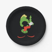 MARVIN HET MARTIAN™ silhouet met raygun Papieren Bordje (Voorkant)