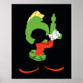 MARVIN HET MARTIAN™ silhouet met raygun Poster (Voorkant)