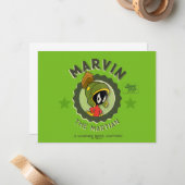 MARVIN LE MARTIEN™ Carte de Lobby Rétro (Devant/Arrière en situation)