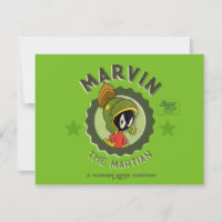 MARVIN LE MARTIEN™ Carte de Lobby Rétro