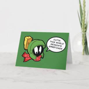 MARVIN MARTIAN™ "Outta this World"-feestdag Feestdagen Kaart